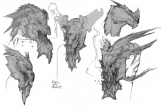 Concept art of Abaddon from Darksiders by Paul Richards