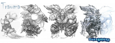 Concept art of Trauma from Darksiders