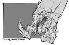 Concept art of canopy spiders from Darksiders by Paul Richards