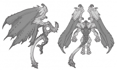Concept art of the Fallen from Darksiders by Paul Richards