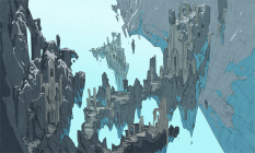 Concept art of the Abyss from Darksiders by Paul Richards