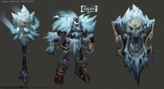 Concept art of the Deposed Undead King from Darksiders II by Avery Coleman