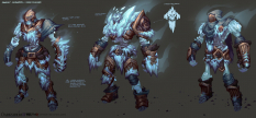 Concept art of Frozen Undead from Darksiders II by Avery Coleman