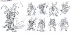 Concept art of a Sycophant from Darksiders II by Avery Coleman