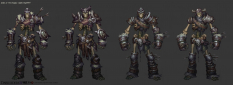 Concept art of Undead Soldiers from Darksiders II by Avery Coleman