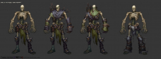 Concept art of Undead Soldiers from Darksiders II by Avery Coleman