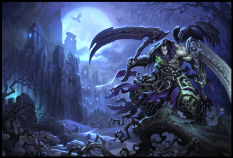 Concept art of Death Cover for Game Informer from Darksiders 2 by Joe Madureira