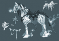 Concept art of Despair from Darksiders 2 by Paul Richards