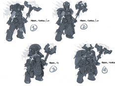 Concept art of Maker Shaman from Darksiders 2 by Paul Richards