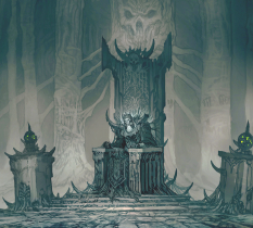 Concept art of Lord of Bones from Darksiders 2
