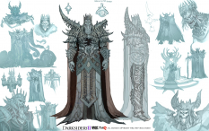 Concept art of Lord of Bones from Darksiders 2 by Nick Southam