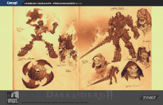 Concept art of Undead from Darksiders 2 by Paul Richards