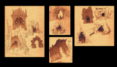 Concept art of Dungeon Concept from Darksiders 2 by Paul Richards