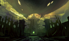 Concept art of Eternal Throne from Darksiders 2