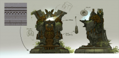 Concept art of Maker Architecture from Darksiders 2 by Paul Richards