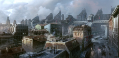 Concept art of Germania from Wolfenstein: The New Order
