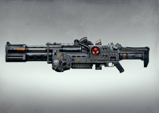 Concept art of a weapon from Wolfenstein: The New Order