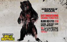 Wallpaper with concept art of Undead Grizzly Bear from Red Dead Redemption