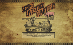 Wallpaper with concept art of Sexing Livestock Quarterly from Red Dead Redemption