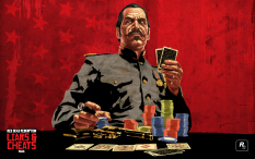 Wallpaper with concept art of Colonel Allende from Red Dead Redemption