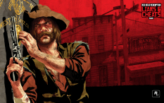 Wallpaper with concept art of Stronghold from Red Dead Redemption