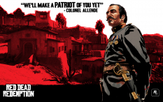 Wallpaper with concept art of Colonel Allende from Red Dead Redemption