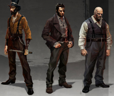 Character Concepts concept art from Dishonored