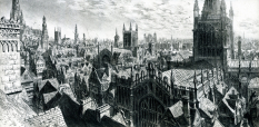 17th Century London concept art from Dishonored