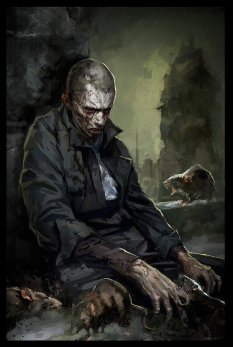 The Commutative Rats And The Weeper concept art from Dishonored