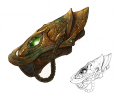Zeratul's Gauntlet concept art from Starcraft II