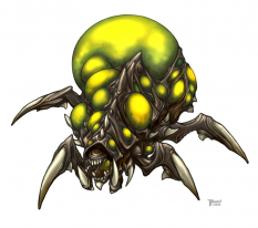 Baneling concept art from Starcraft II