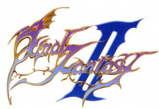 Original Logo concept art from Final Fantasy II by Yoshitaka Amano