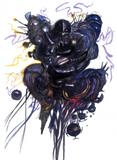 CPU concept art from Final Fantasy IV by Yoshitaka Amano