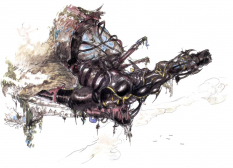 Soul Cannon concept art from Final Fantasy V by Yoshitaka Amano