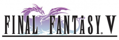 Logo concept art from Final Fantasy V by Yoshitaka Amano
