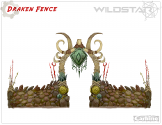 Draken Fence concept art from WildStar