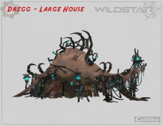 Dregg Large House concept art from WildStar
