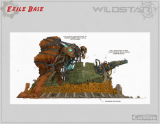 Exile Base concept art from WildStar