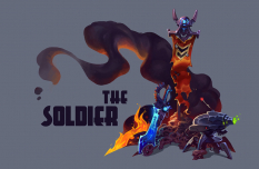 The Soldier concept art from WildStar