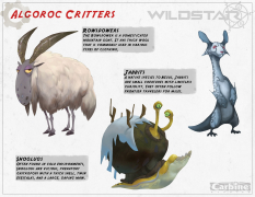 Algoroc Critters concept art from WildStar by Cory Loftis