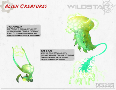 Alien Creatures concept art from WildStar