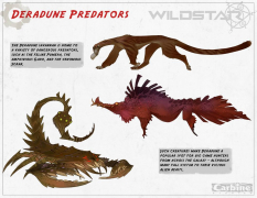 Deradune Predators concept art from WildStar