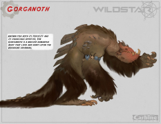 Gorganoth concept art from WildStar