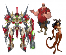 Creatures Concept art from WildStar by Cory Loftis