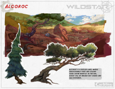 Algoroc concept art from WildStar