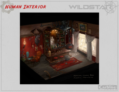 Human Interior concept art from WildStar