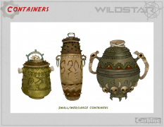 Containers concept art from WildStar