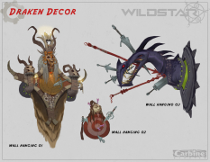 Draken Decor concept art from WildStar