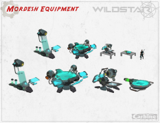 Mordesh Equipment concept art from WildStar