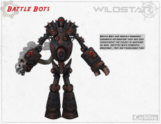 Battle Bot concept art from WildStar